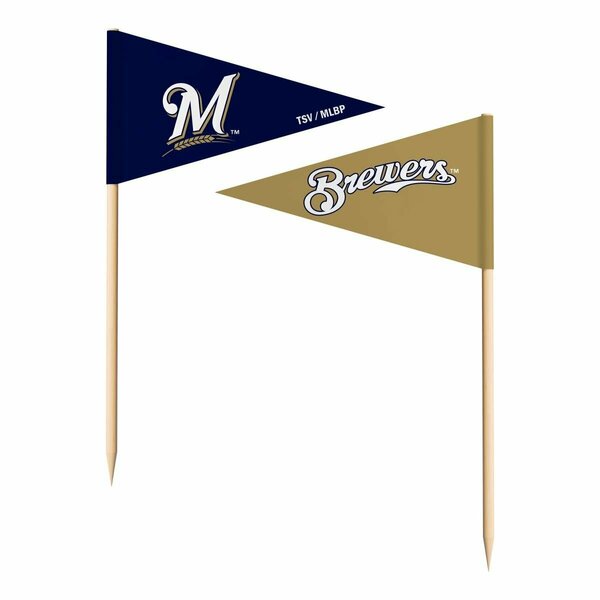 Fanforever Milwaukee Brewers Toothpick Flags - 36PK FA3353894